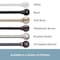 Kenney Mfg Kenney Chelsea 5/8" Standard Decorative Window Curtain Rod, 28-48", White KN71702V1 - alternate 4